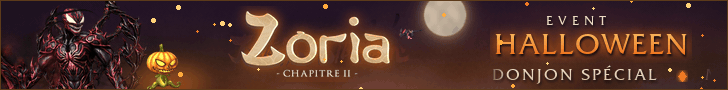 Zoria - Event Halloween Mode Survie - 17/10/2026